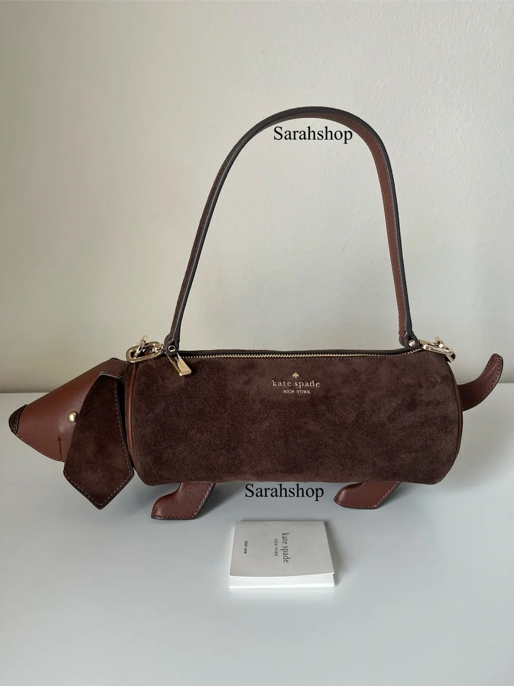 ♠️Kate Spade Charlie Dachshund Dog Novelty Crossbody Bag